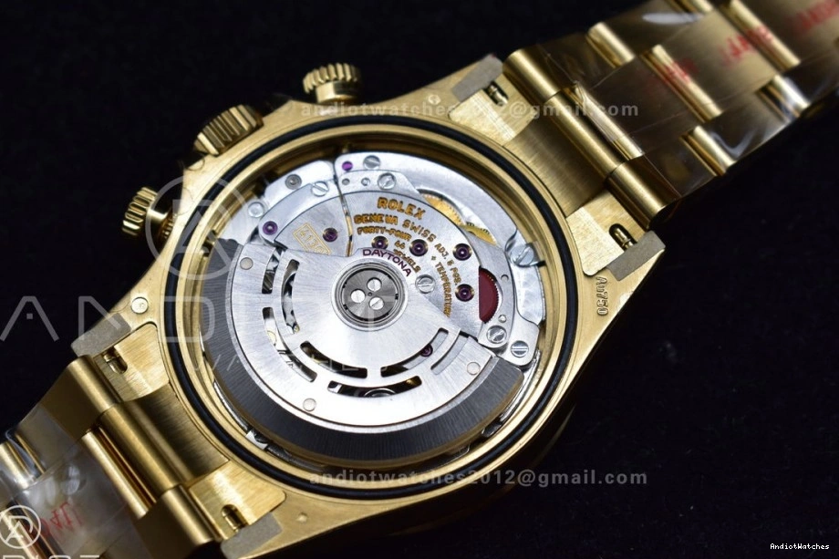 Clean YG Edition 116505 Black Dial V 399 on 1:1 Markers Daytona SA4130 Bracelet Best Durable YG 1122